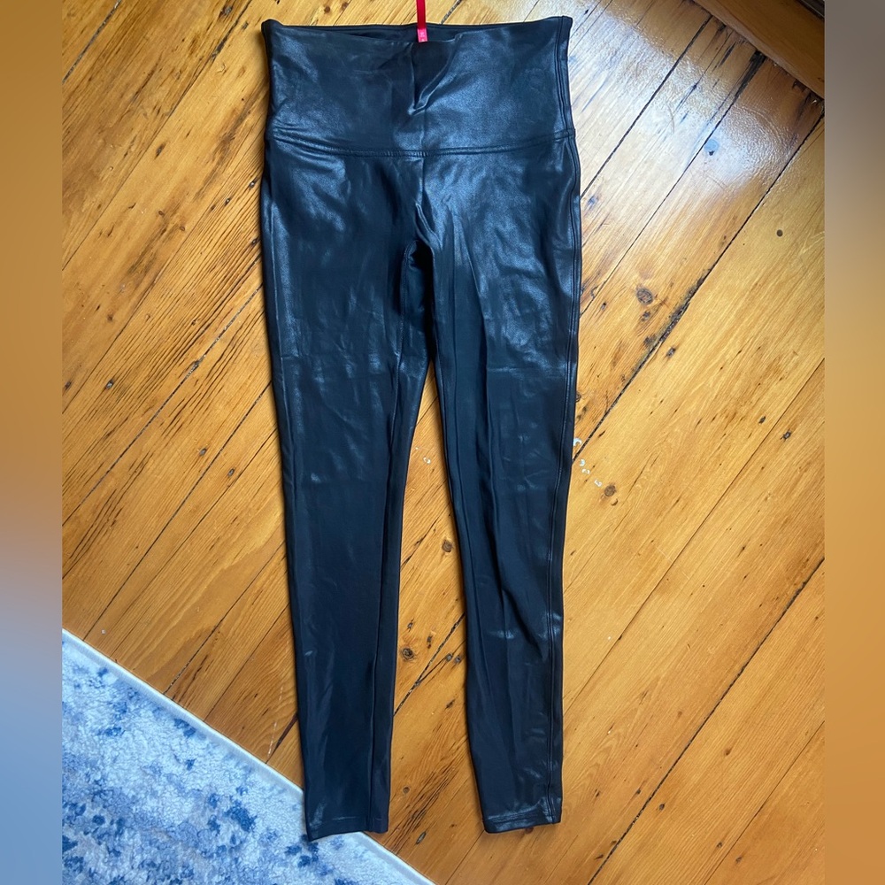SPANX Faux Leather Leggings